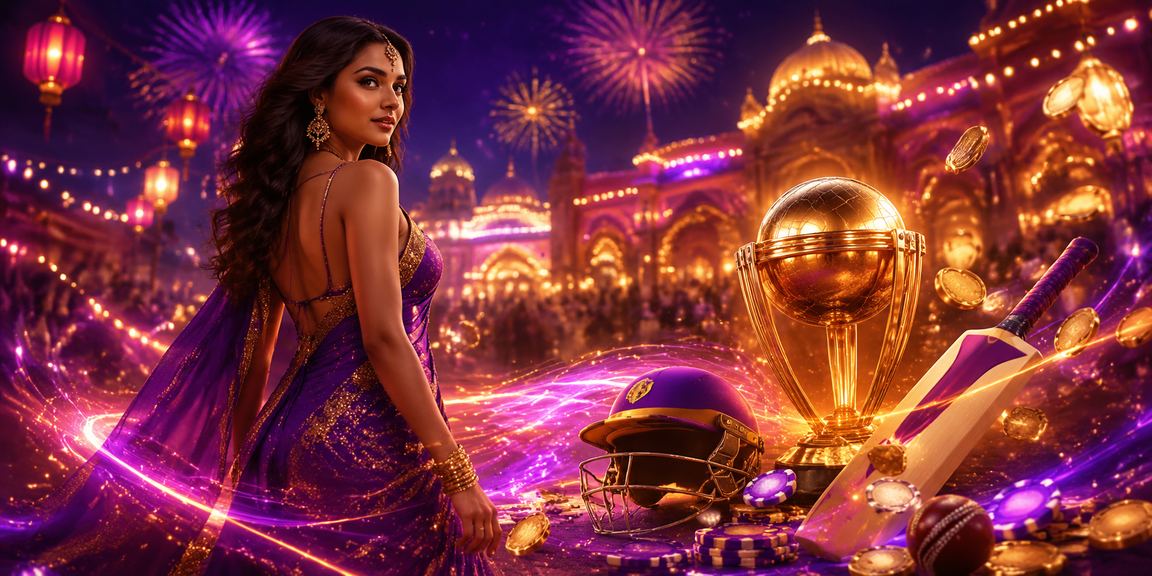 User logging into cricket betting platform during night market in India
